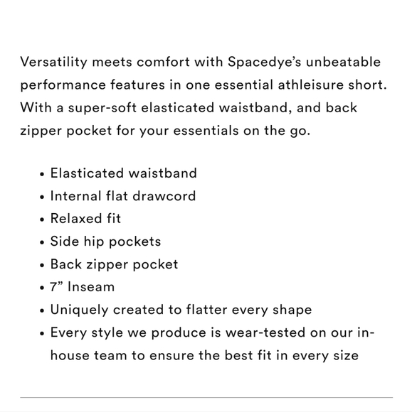 Beyond Yoga Spacedye Take It Easy Short - Picture 6 of 7